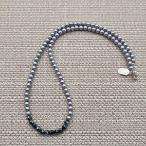 15 Inches Sterling Silver Simple Handmade Necklace B541